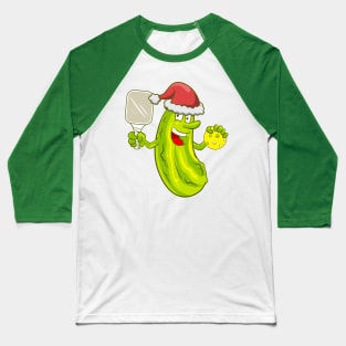 Pickleball Santa Claus Pickle Baseball T-Shirt